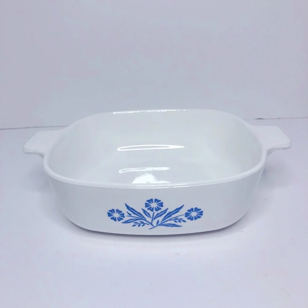 Vintage Corning Ware Classic RARE Blue Cornflower 1 Quart P-1-B Farmhouse